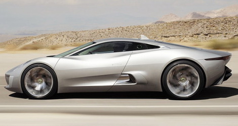 Jaguar C-X75 опережает время на десятилетия